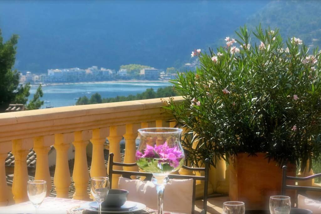 Apartamento En El Puerto De Soller Con Gran Terraza Privada Y Vistas Al Mar. Piscina Comunitaria. Localizado En Un Zona Tranquila Y Muy Soleada. Wifi Gratis Disponible. Parking. エクステリア 写真